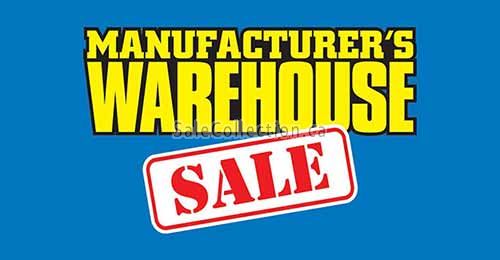 Manufacturers Warehouse Sale Fall 2025