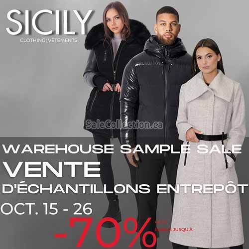 Sicily Clothing Sample Sale 2025