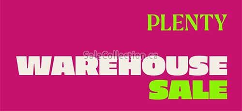 Plenty Warehouse Sale 2026