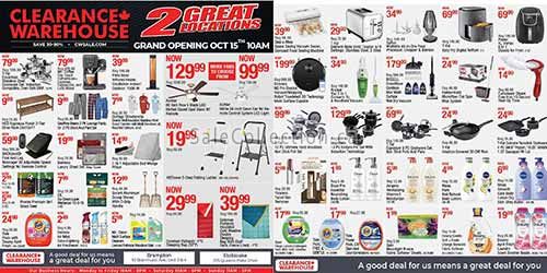 Clearance Warehouse Sale Fall 2026