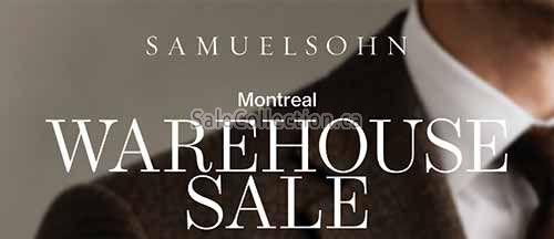 Samuelsohn Warehouse Sale 2026
