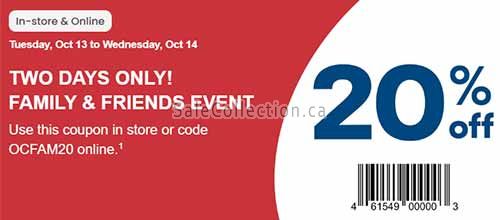Shoppers Drug Mart Family Friends Sale 2026